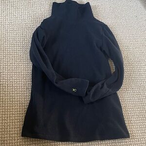 Navy Dudley Stephens Turtleneck Long Sleeve Top